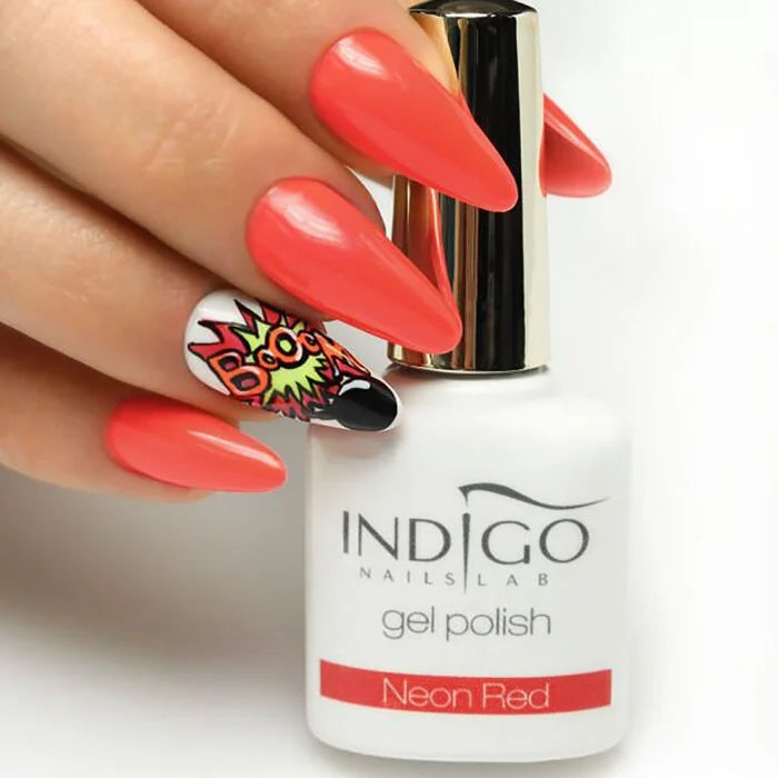Neon Red Gel Polish 7ml