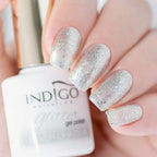 Silver Cha Cha Glitter - Gel Polish - 7 ML
