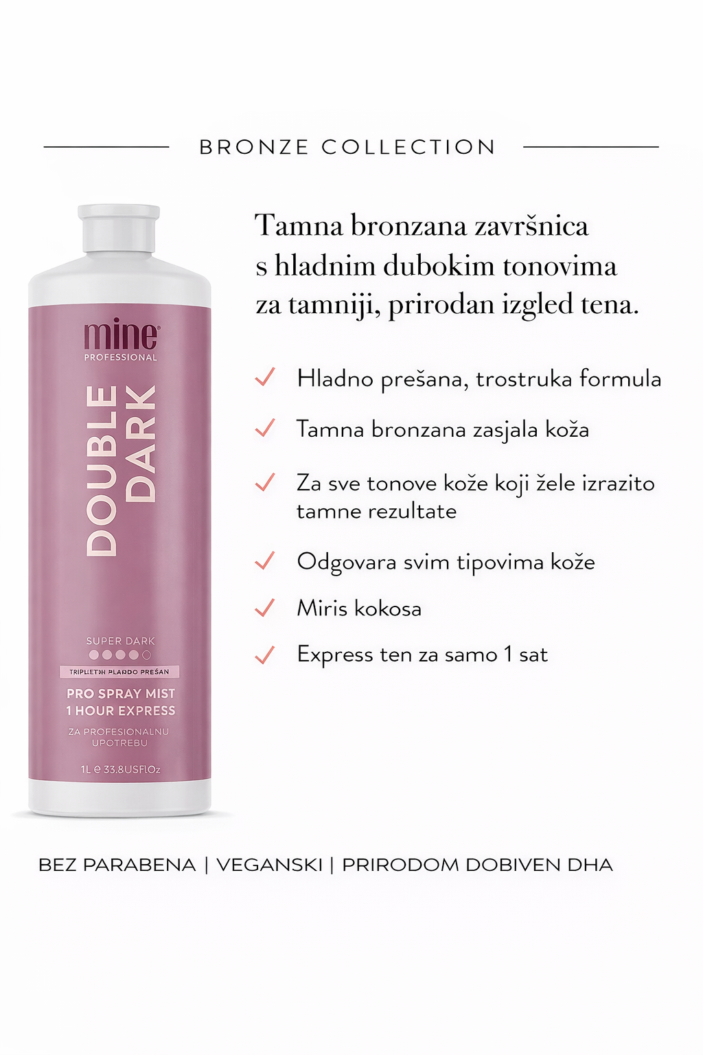 Double Dark Pro Spray Mist 1L