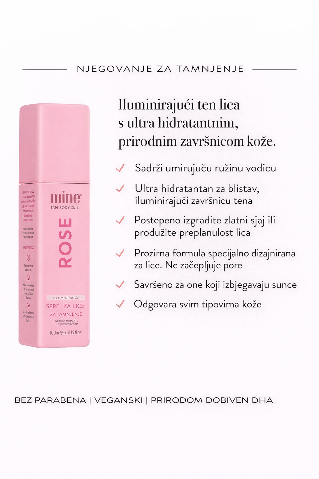 Rose Illuminating Facial Tan Mist