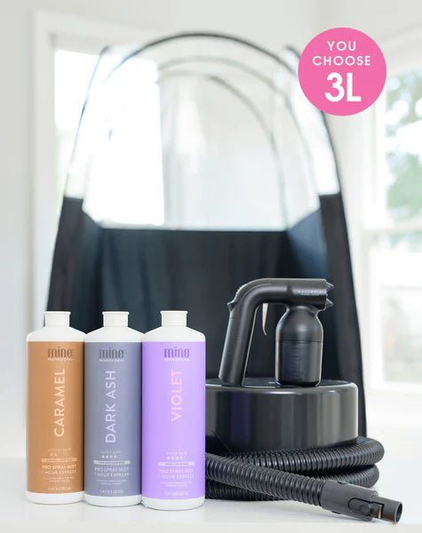 Set za spray tan uz 3L boje