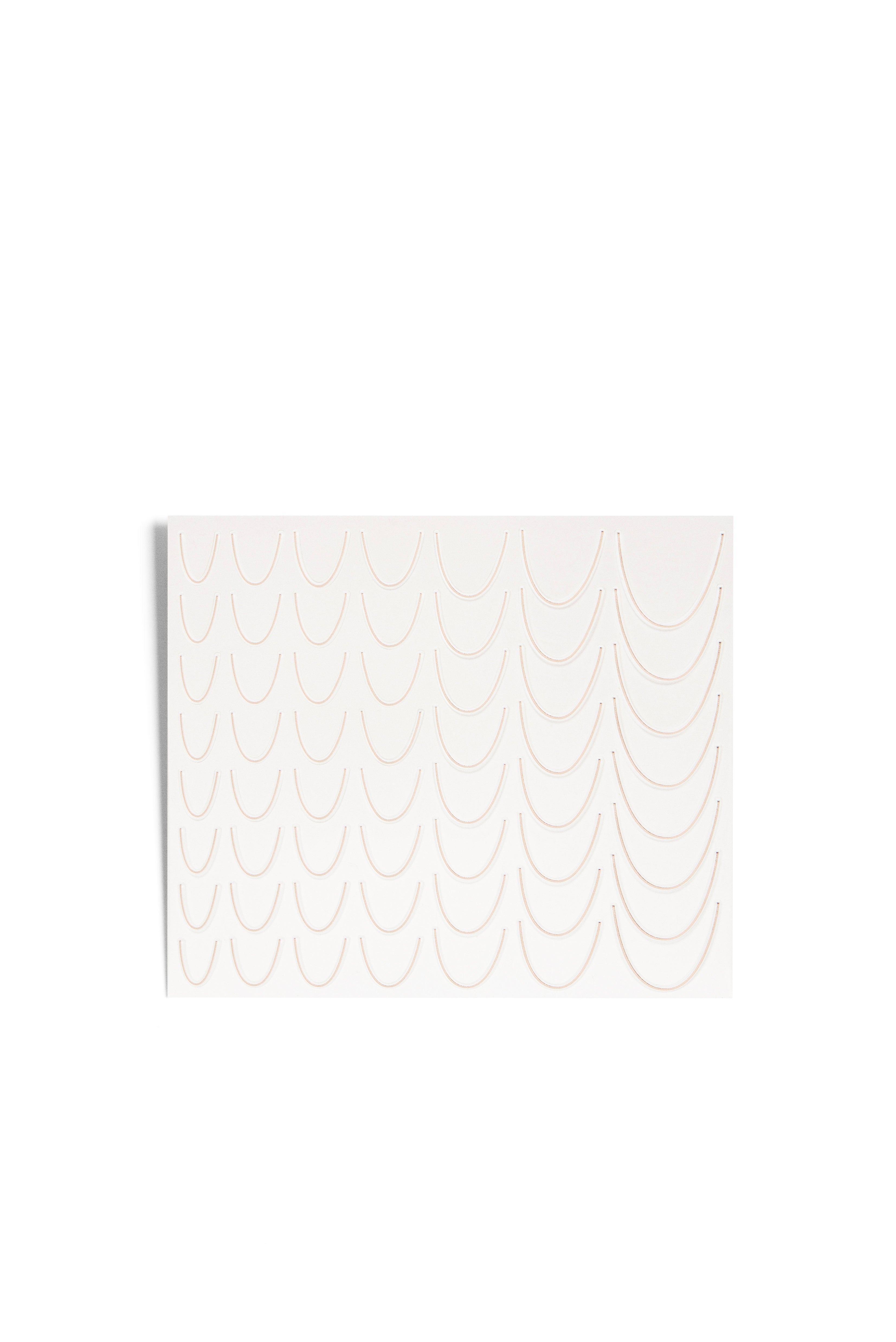 FRENCH NAIL STICERS - ROSE GOLD - 1KOM