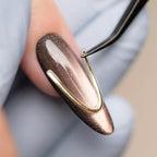 FRENCH NAIL STICKERS GOLD - 1KOM