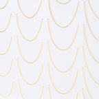 FRENCH NAIL STICKERS GOLD - 1KOM