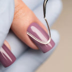 FRENCH NAIL STICERS - ROSE GOLD - 1KOM