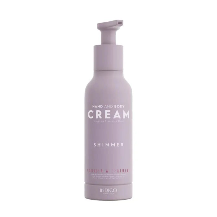 Vanilla & Leather - Shimmer Hand & Body Cream - 140 ML