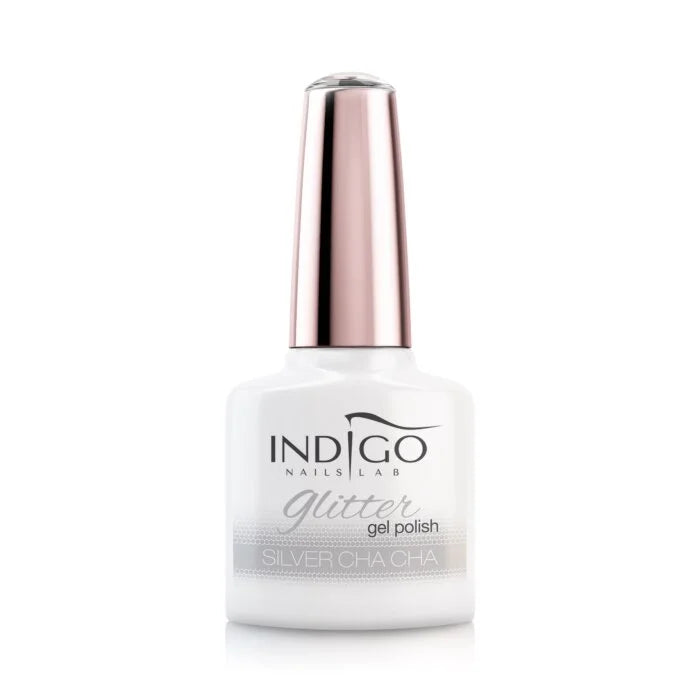 Silver Cha Cha Glitter - Gel Polish - 7 ML