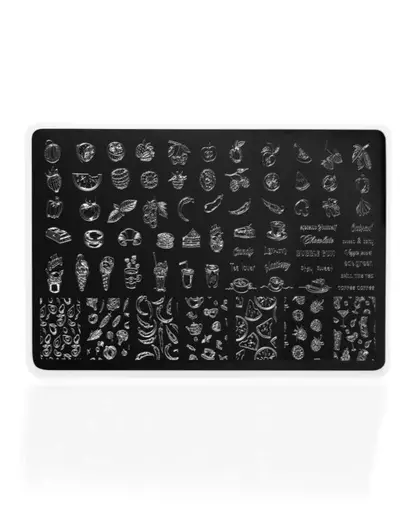 Foodie 1 stamping plate - 1 kom