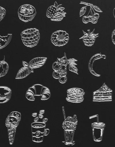 Foodie 1 stamping plate - 1 kom