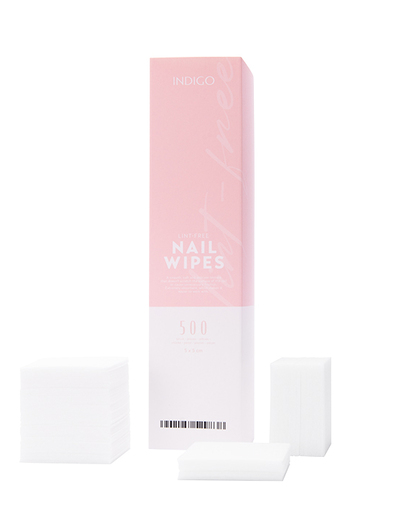 Lint-free nail wipes