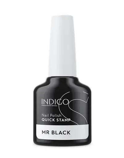 Stamping nail polish Quick Stamp Mr. Black - 7ml
